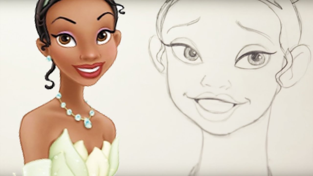 Watch film The Princess and the Frog | How to Draw Tiana from The Princess and the Frog