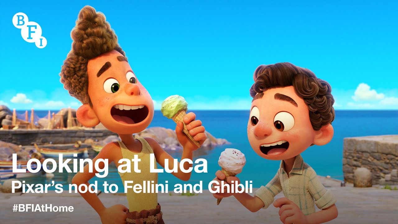 Watch film Luca | BFI At Home | Looking at Luca: Pixar’s nod to Fellini and Ghibli