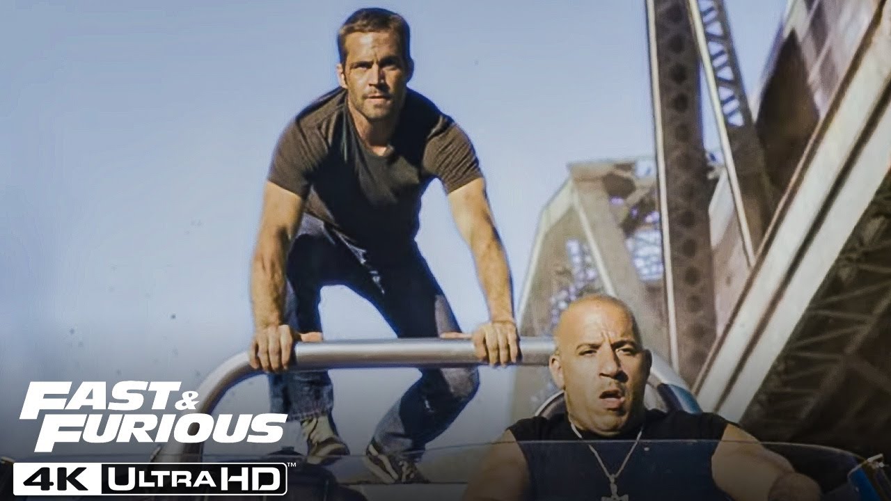 Watch film Fast Five | Vault on the Bridge Chase Scene in 4K HDR