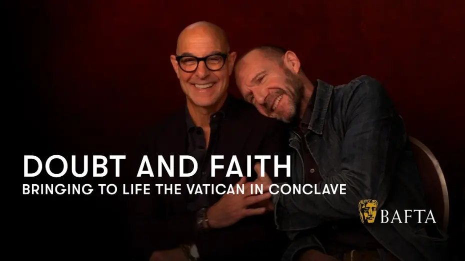 Watch film Conclave | Ralph Fiennes, Stanley Tucci & Isabella Rossellini bonded over Italian Food filming Conclave | BAFTA