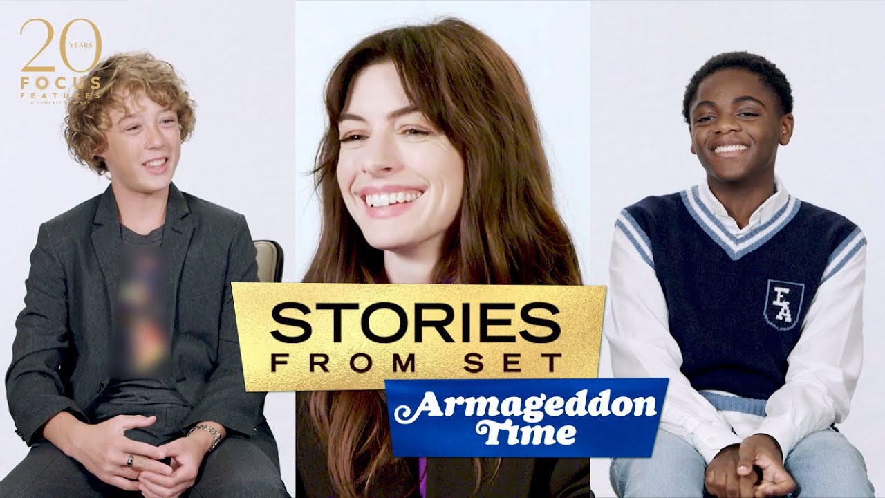 Watch film Armageddon Time | Anne Hathaway, Banks Repeta & Jaylin Webb Played Ping Pong & Learned TikTok Dances