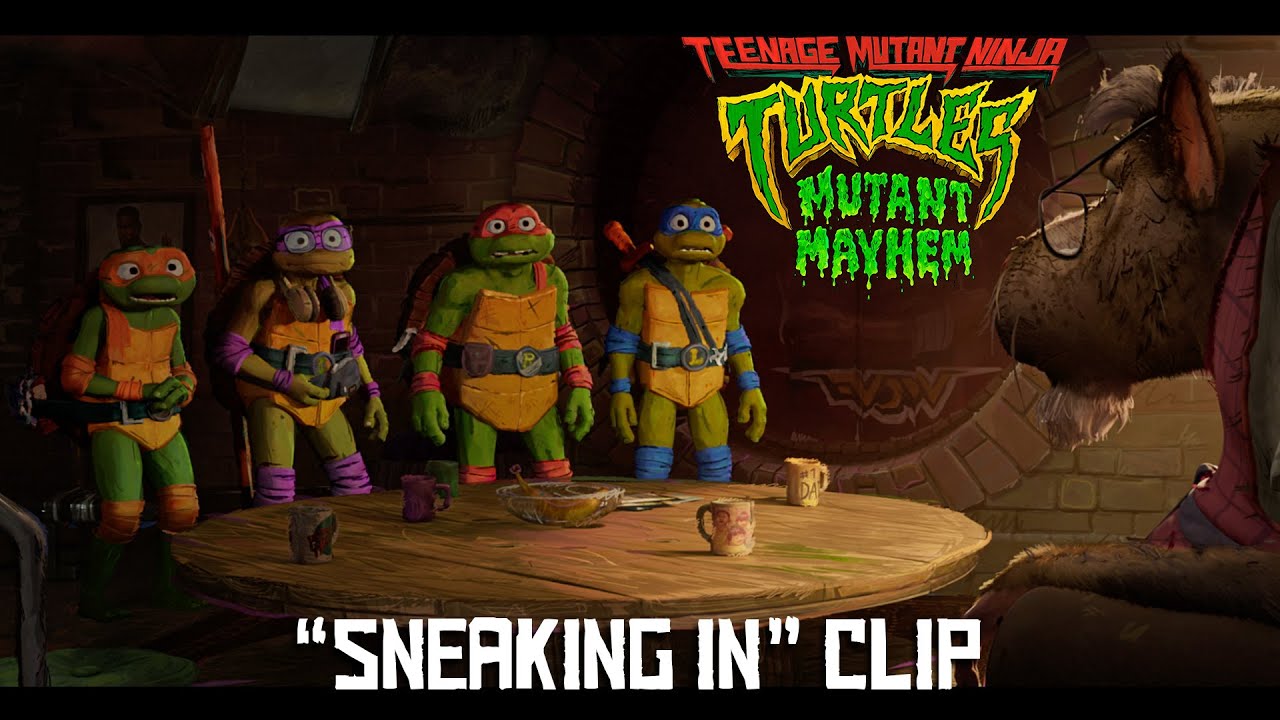 Watch film Teenage Mutant Ninja Turtles: Mutant Mayhem | "Sneaking In" Clip