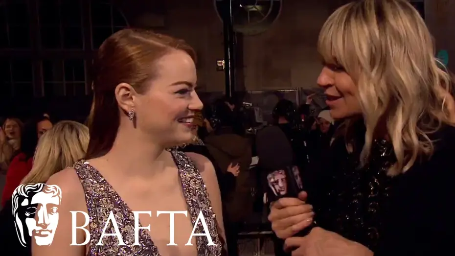 Watch film La La Land | Emma Stone Red Carpet Interview | BAFTA TV Film Awards 2017