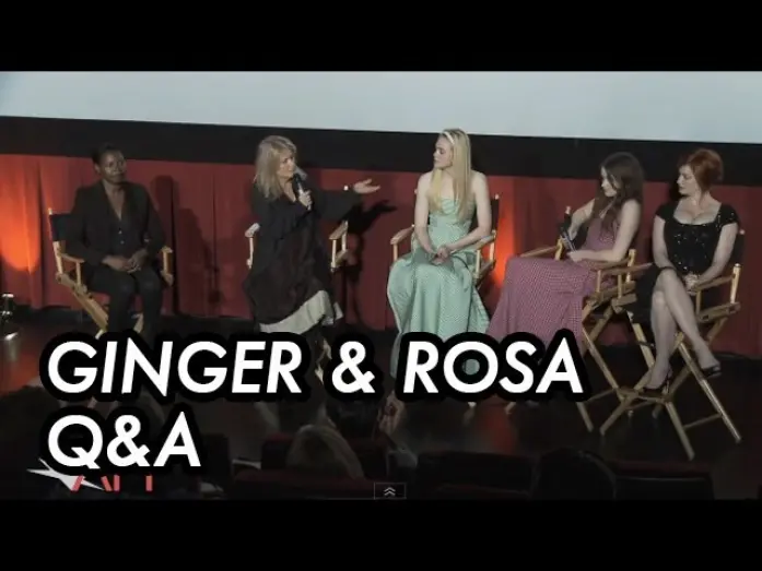 Watch film Ginger & Rosa | Sally Potter, Elle Fanning, Alice Englert, and Christina Hendricks of GINGER & ROSA at AFI FEST