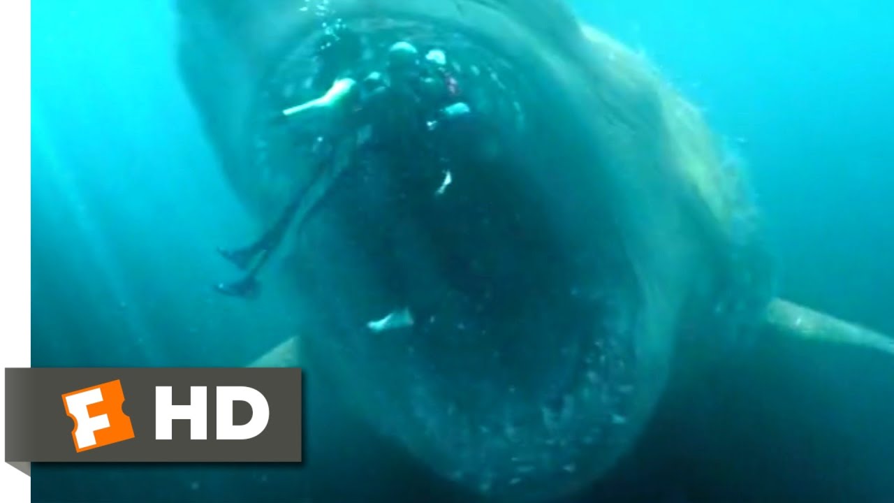 Watch film The Meg | Shark Cage vs. Megalodon Scene