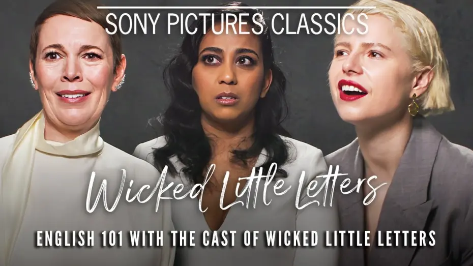 Watch film Wicked Little Letters | ENGLISH 101 | Olivia Colman, Anjana Vasan or Jessie Buckley Square Off!