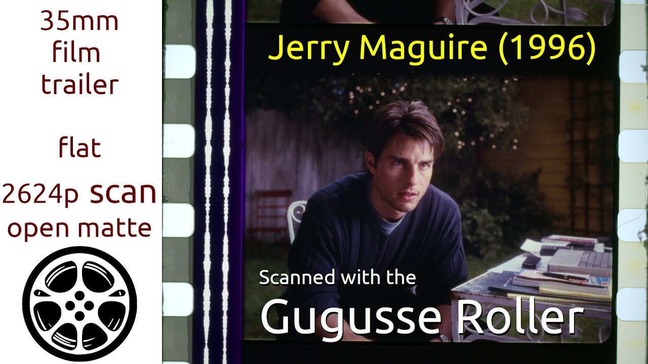 Watch film Jerry Maguire | Jerry Maguire (1996) 35mm film trailer, flat open matte, 2624p