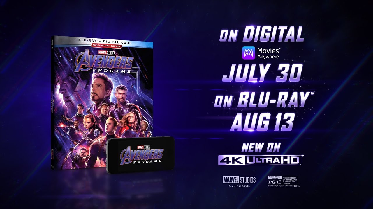 Watch film Avengers: Endgame | Digital Edition Ad