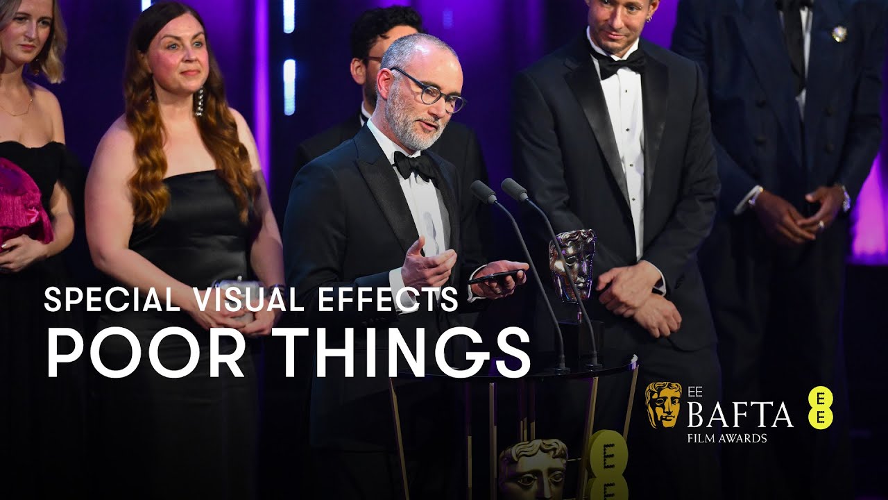 Watch film Poor Things | Poor Things wins Special Visual Effects | EE BAFTA Film Awards 2024