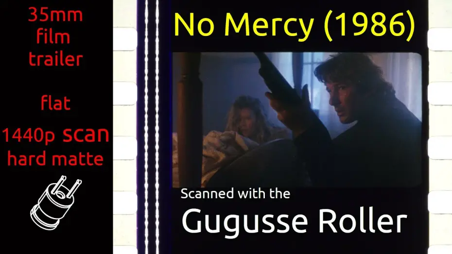 Watch film No Mercy | No Mercy (1986) 35mm film trailer, flat hard matte, 1440p