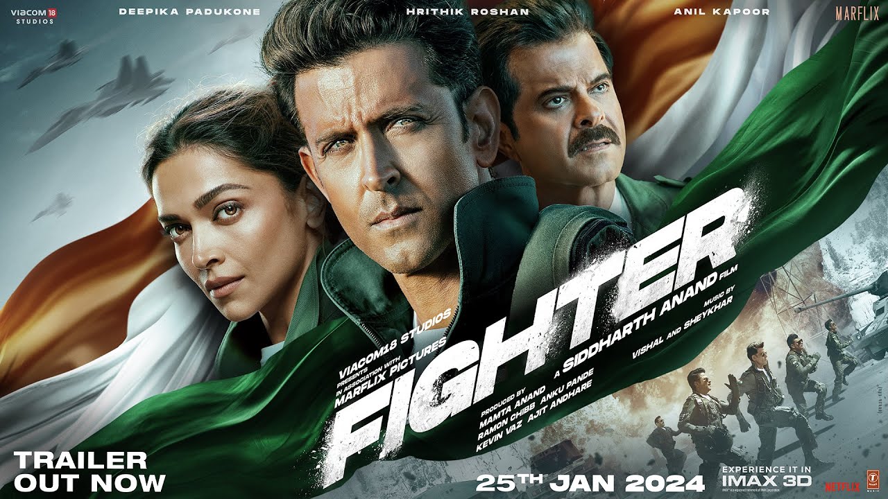 Watch film Fighter | FIGHTER (Official Trailer): Hrithik Roshan,Deepika Padukone,Anil Kapoor | Siddharth Anand | 25th Jan