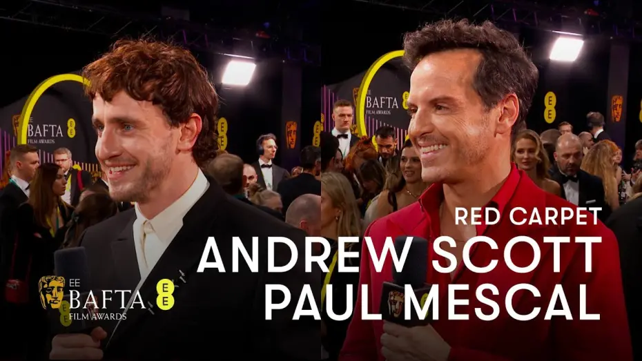 Watch film All of Us Strangers | Andrew Scott and Paul Mescal on sharing a bed in All of Us Strangers | EE BAFTA Film Awards 2024