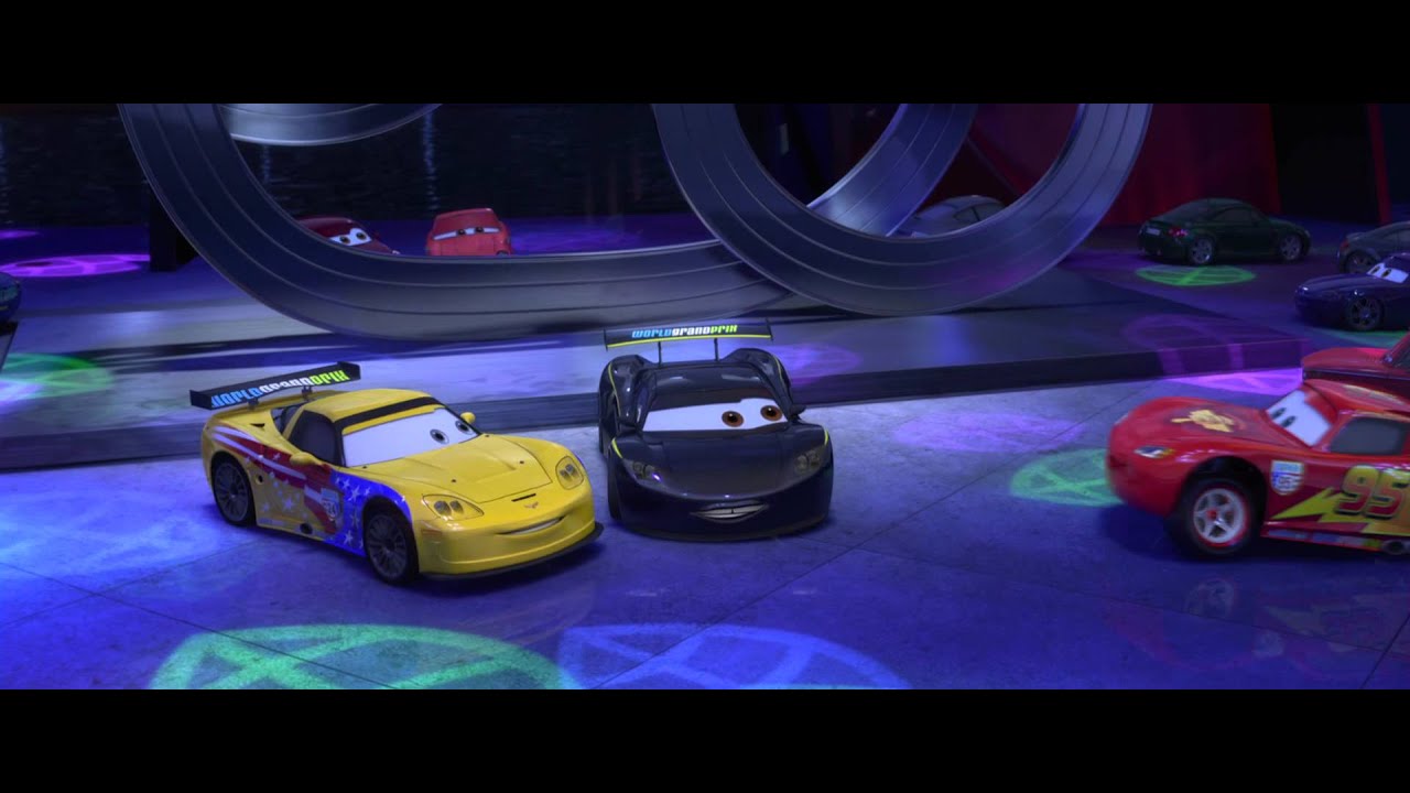 Watch film Cars 2 | Cars 2: Lewis Hamilton / Jeff Gorvette Cameos - Clip