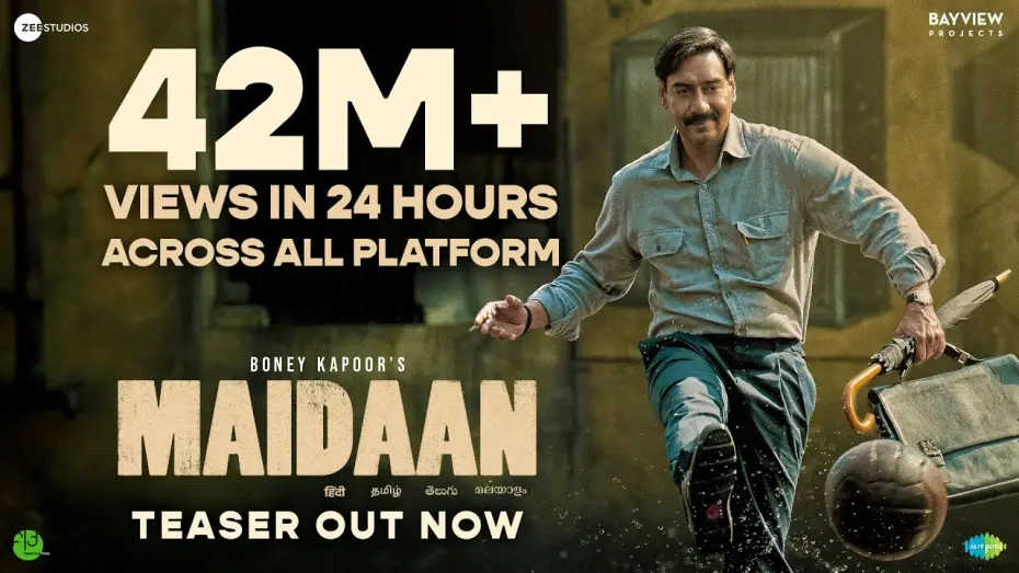 Watch film Maidaan | Maidaan Teaser | Ajay Devgn | Amit Sharma | Boney Kapoor | A.R. Rahman | Fresh Lime Films | June 23