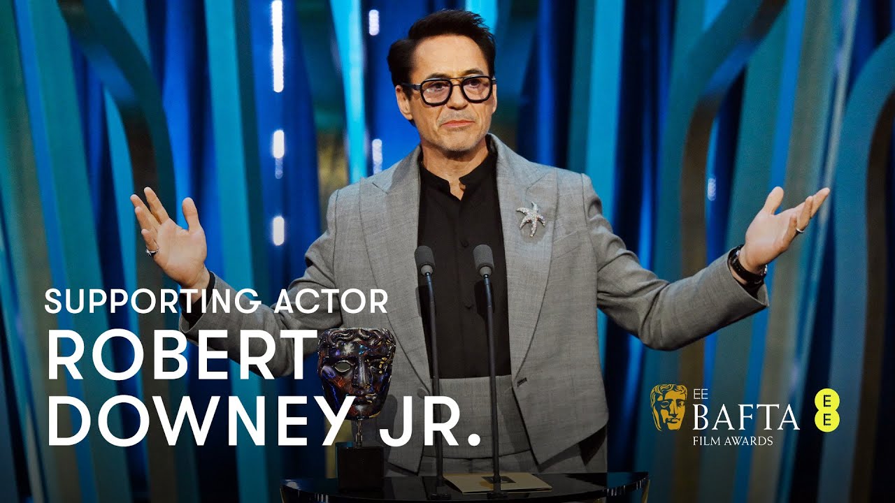 Watch film Oppenheimer | Robert Downey Jr. wins Supporting Actor for his role in Oppenheimer | EE BAFTA Film Awards 2024