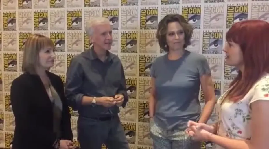 Watch film Aliens | Aliens 30th Anniversary | James Cameron, Sigourney Weaver, and Gale Anne Hurd Interview