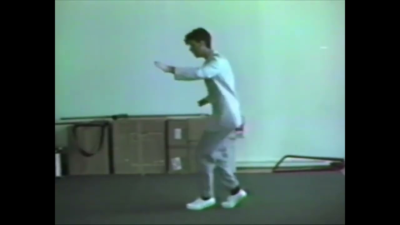 Watch film Stop Making Sense | David Byrne practicing his moves for Stop Making Sense.