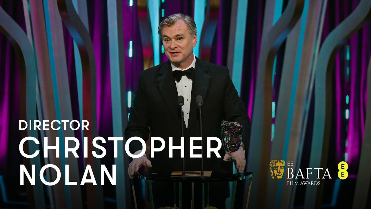 Watch film Oppenheimer | Christopher Nolan wins Director for Oppenheimer | EE BAFTA Film Awards 2024