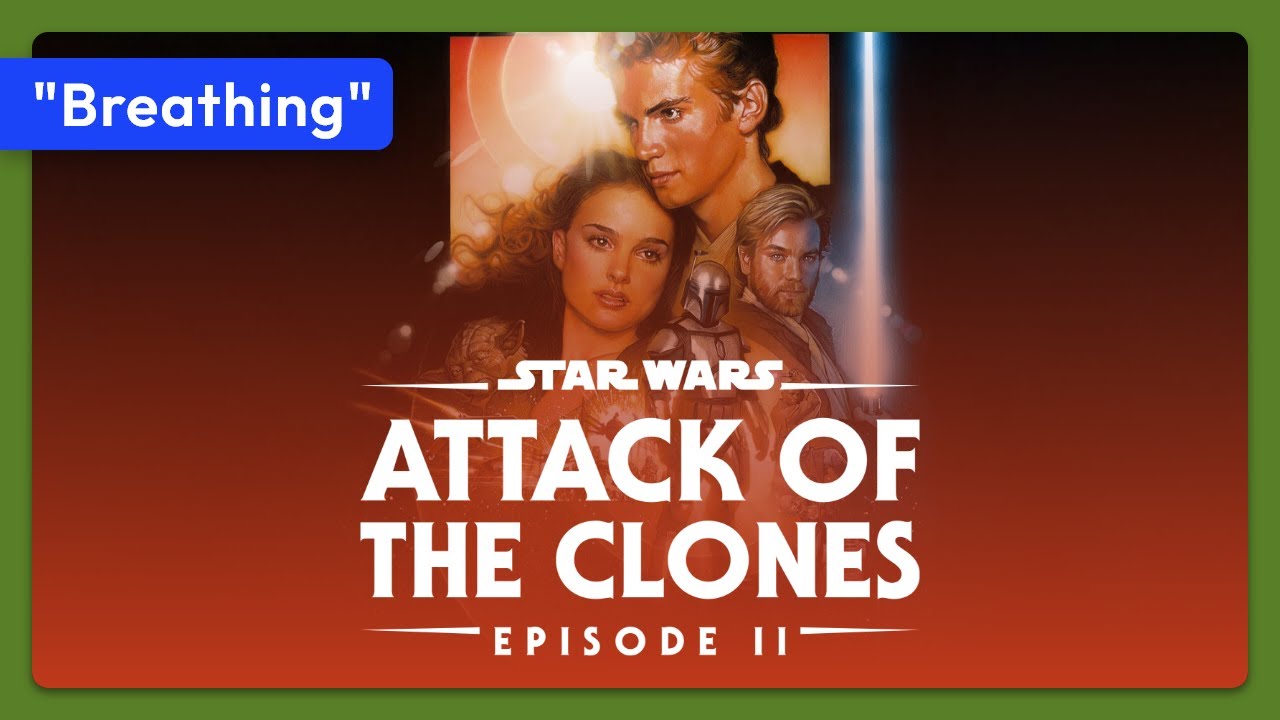 Watch film Star Wars: Episode II - Attack of the Clones | Star Wars: Episode II - Attack of the Clones (2002) Teaser - "Breathing"