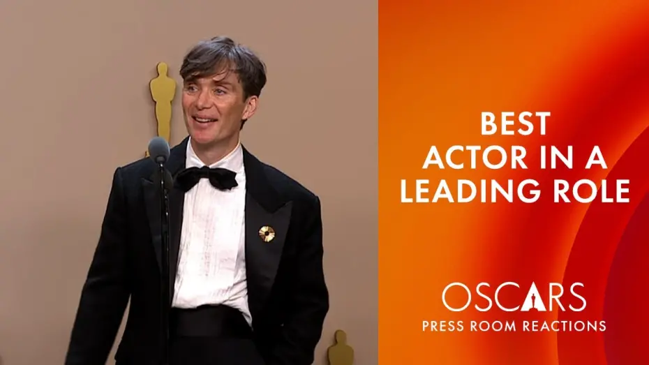 Watch film Oppenheimer | Cillian Murphy | Best Actor in a Leading Role | Oscars 2024 Press Room Speech