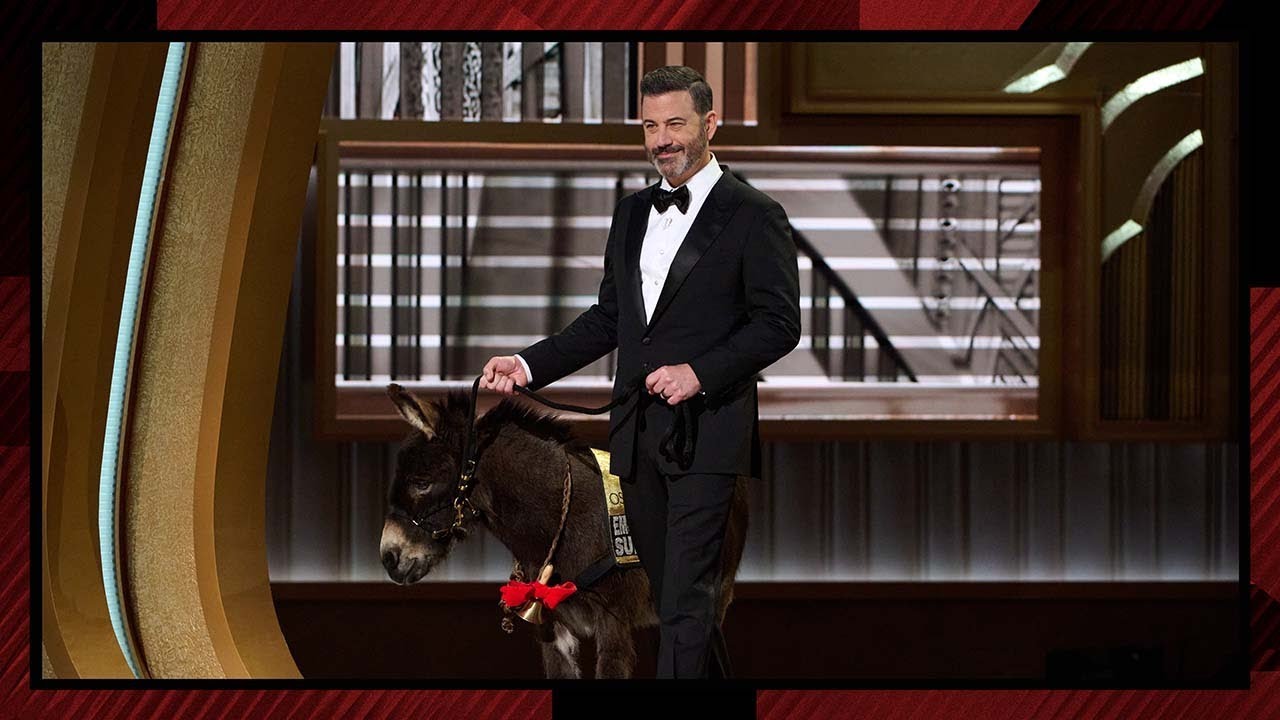 Watch film The Banshees of Inisherin | Jimmy Kimmel and Jenny the Donkey at the Oscars | 95th Oscars (2023)