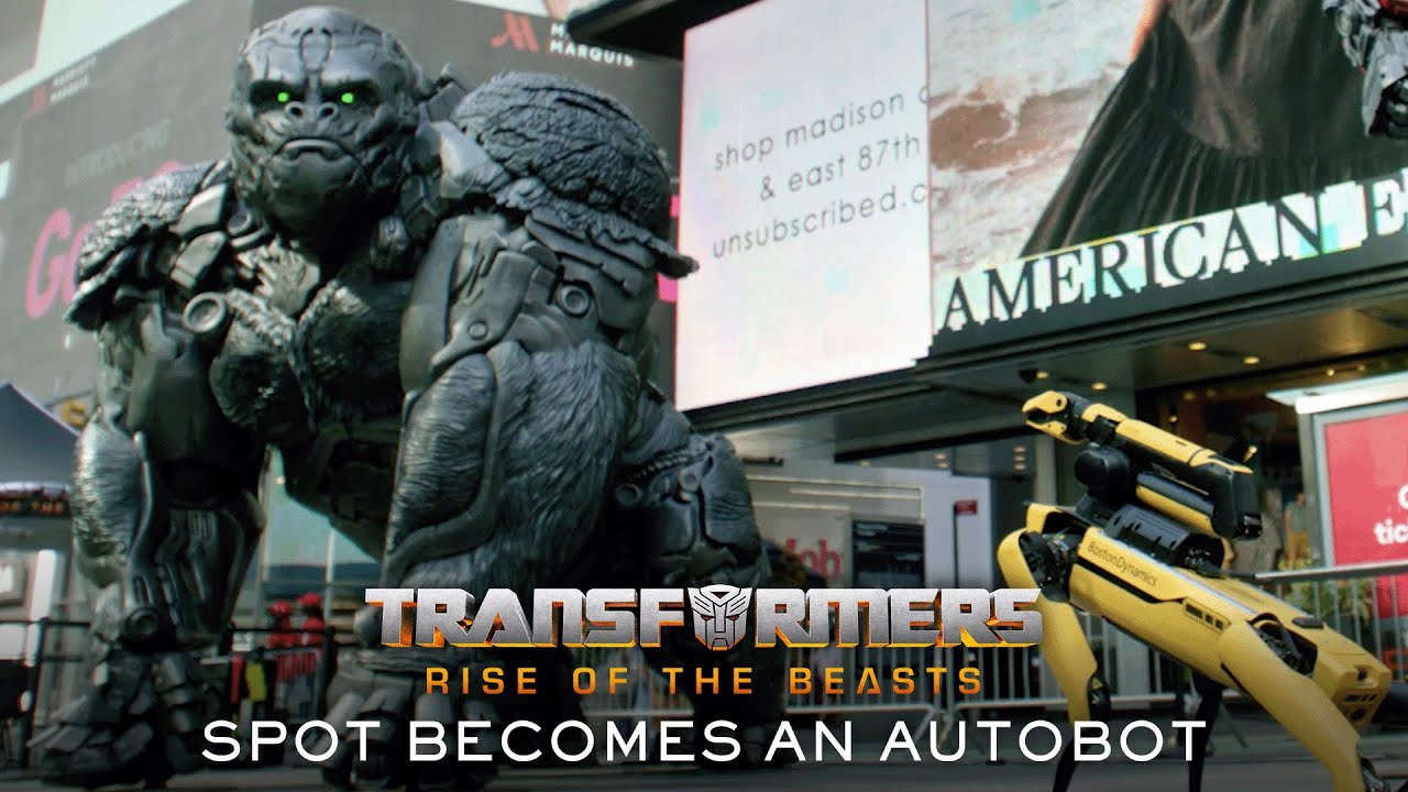 Watch film Transformers: Rise of the Beasts | Transformers x Boston Dynamics | Spot Becomes an Honorary Autobot