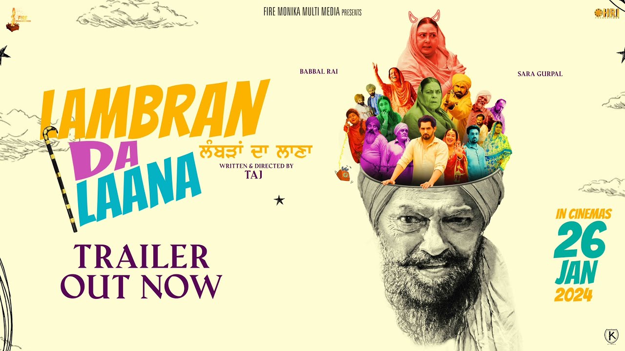 Watch film Lambran da Laana | Lambran Da Laana (Official Trailer) | Babbal Rai | Sara Gurpal | Yasir Hussain | Anita Devgan | Taj