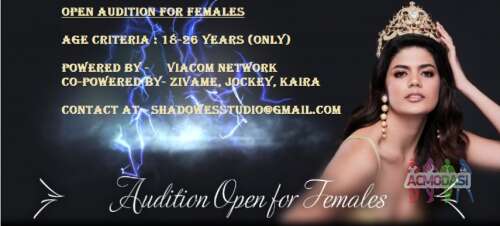 Open Audition For Modelling, Web Series and Bollywood